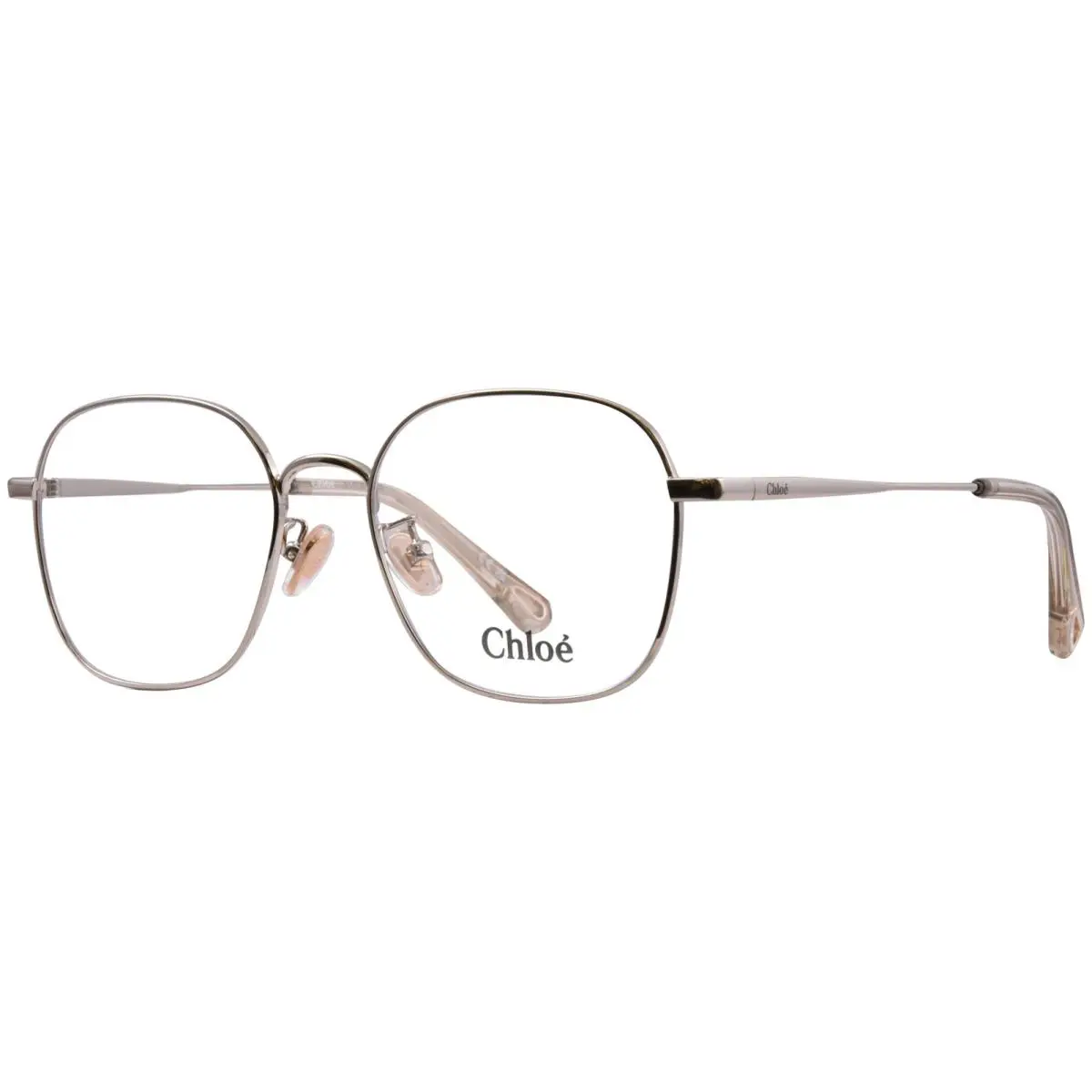 Chloe CH0245OA 003 Eyeglasses Frame Women`s Gold Full Rim Square Shape 53mm
