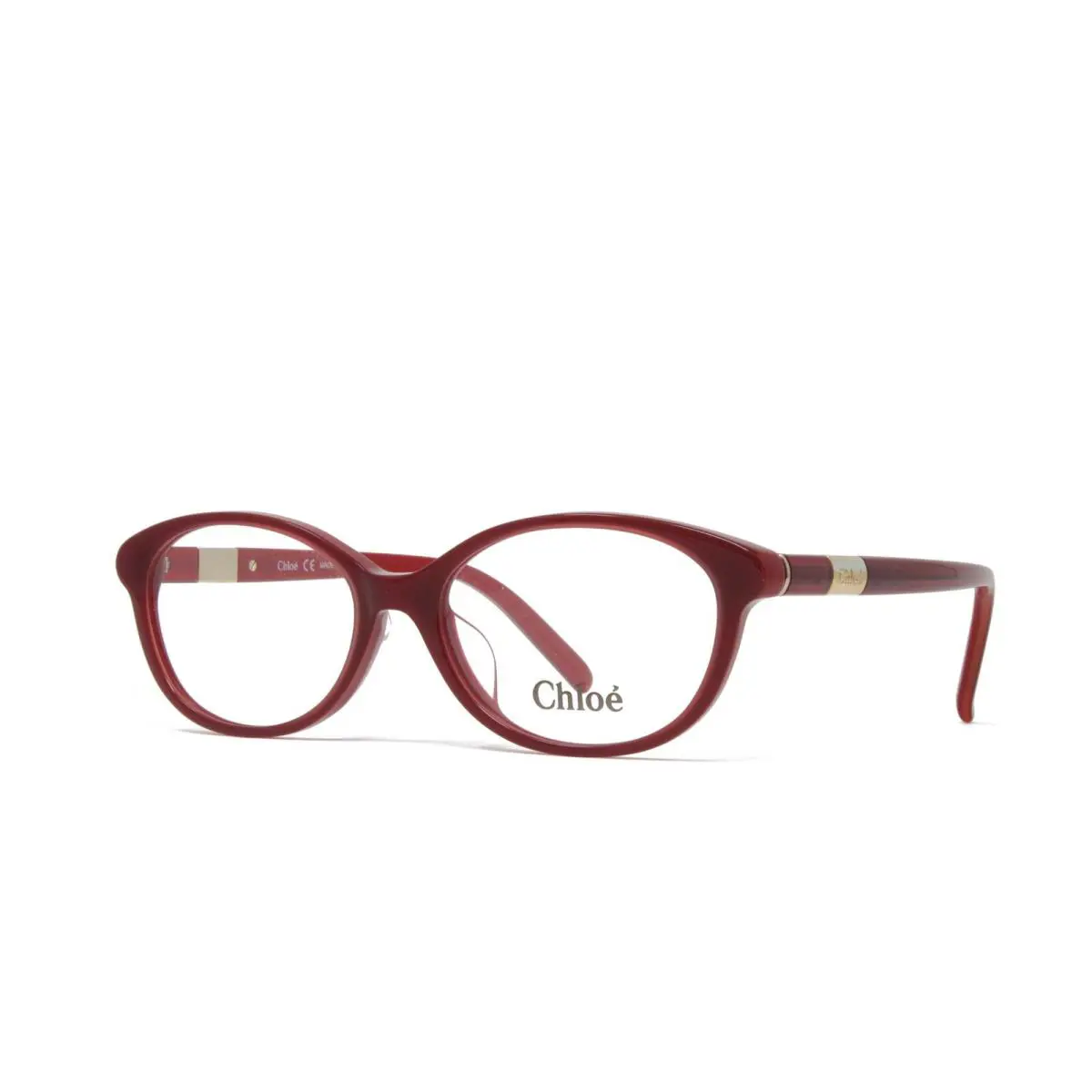 Chloe Women`s Eyeglasses Oval Plastic Frame CE2678A 613 Bordeaux Red 53mm