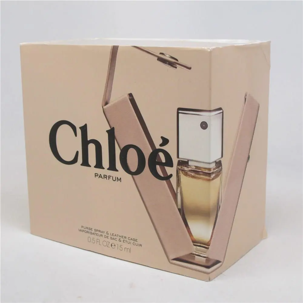Chloe by Chloe 15 Ml/ 0.5 oz Parfum Purse Spray w/ Leather Case