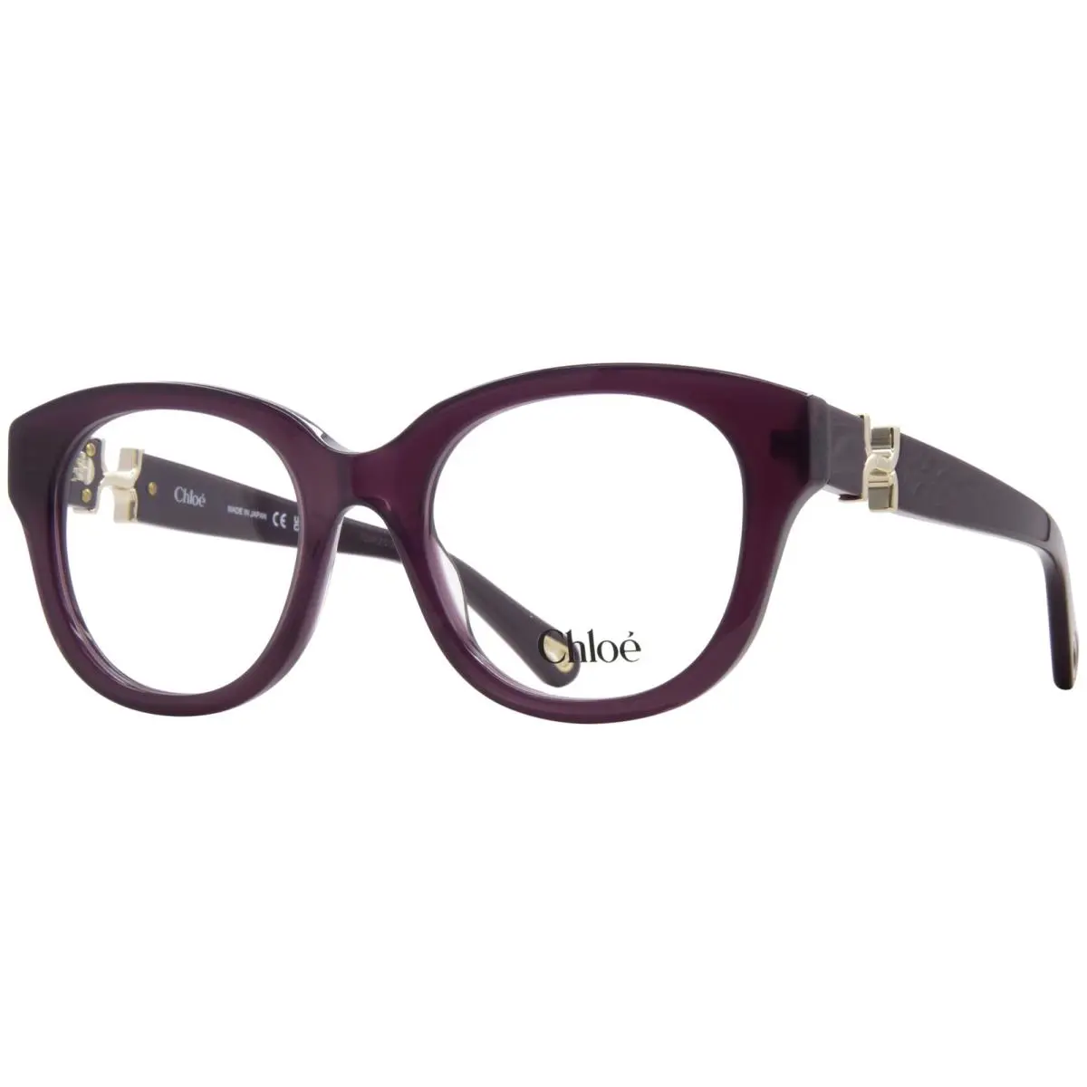 Chloe CH0304O 004 Eyeglasses Women`s Violet Full Rim Oval Shape 51mm by Chloé
