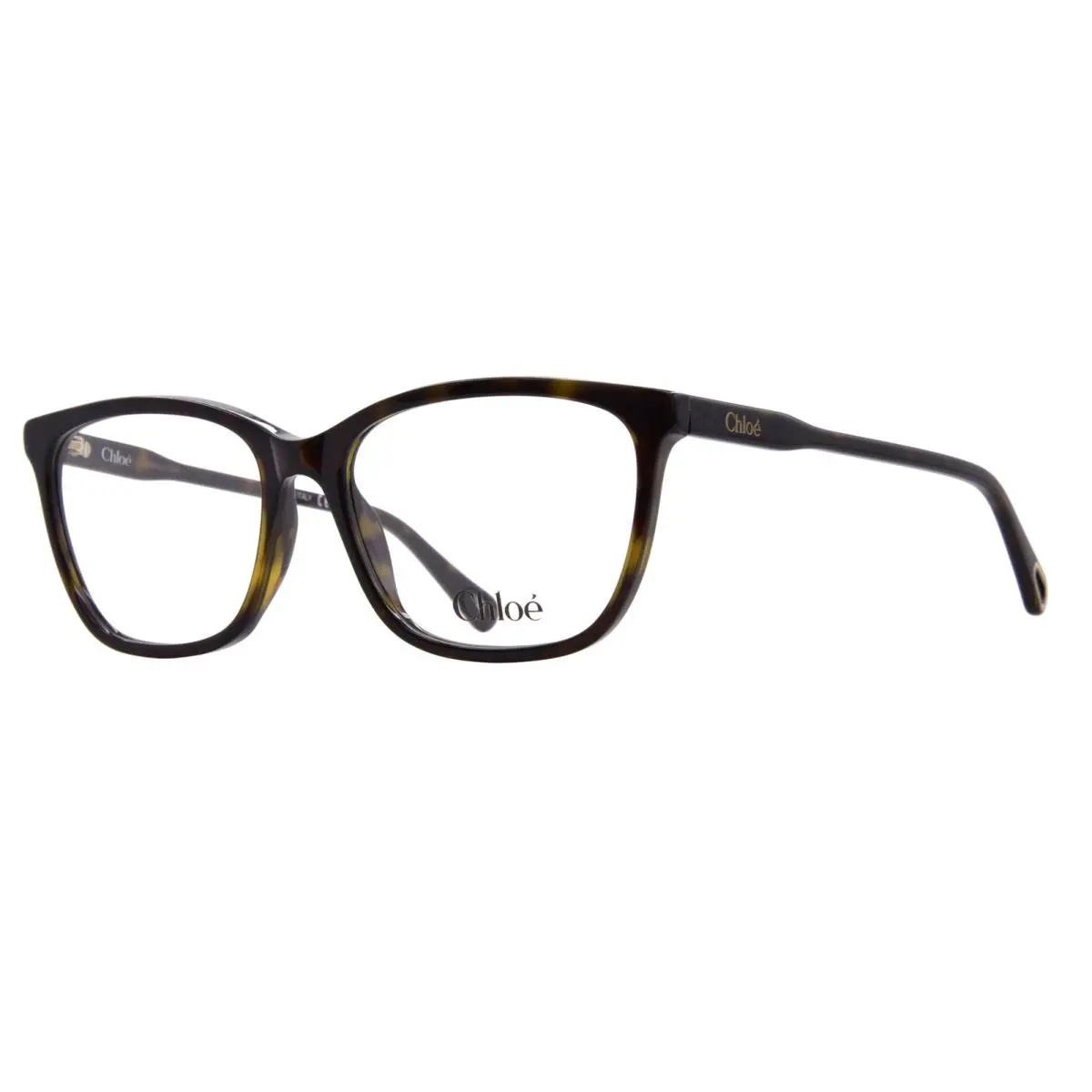 Chloe CH0318O 002 Eyeglasses Frame Women`s Havana Full Rim Square Shape 55mm by Chloé