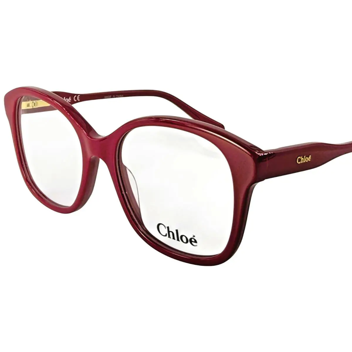 Chloe CC0013O Girls Plastic Eyeglass Frame 004 Red 48-16 w Case by Chloé