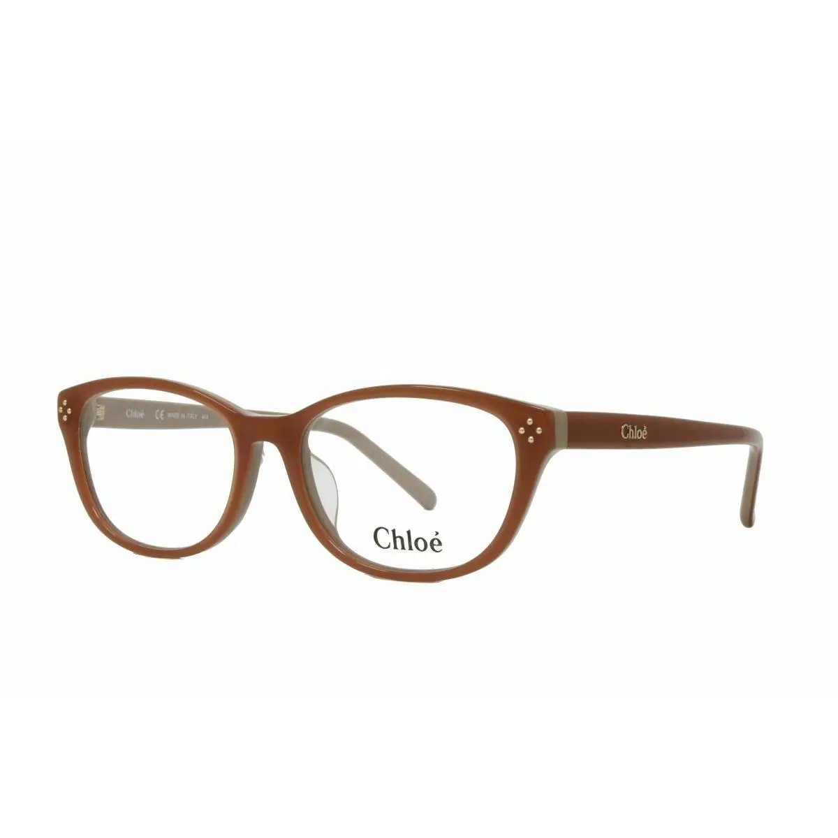 Chloe Women`s Eyeglasses CE2651A Color 208 Caramel Size 54mm with Hard Case