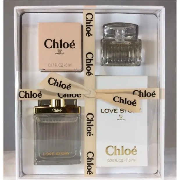 Chloe Chlo Chloe Love Story Mini Eau de Parfums Perfumes 2pc Set