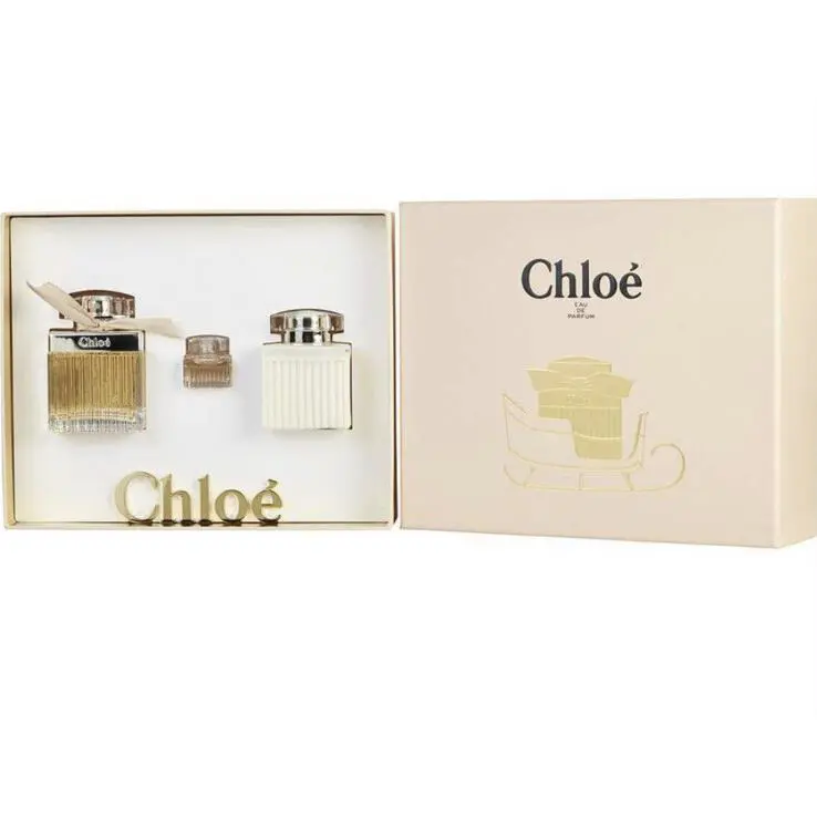 Chloe By Chloe 3pc Gift Set Includes 2.5oz +0.17oz Edp+3.4oz Body Lotion
