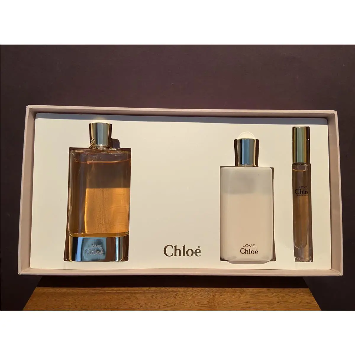 Love Chloe 2.5 OZ / 75 ML Eau de Parfum Women’s 3 Pcs Gift Set See Photos Rare