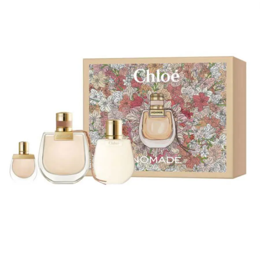 Chloe Nomade by Chloe 3pc Set Woman 2.5oz Edp 0.16oz Mini 3.3oz Body Lotion