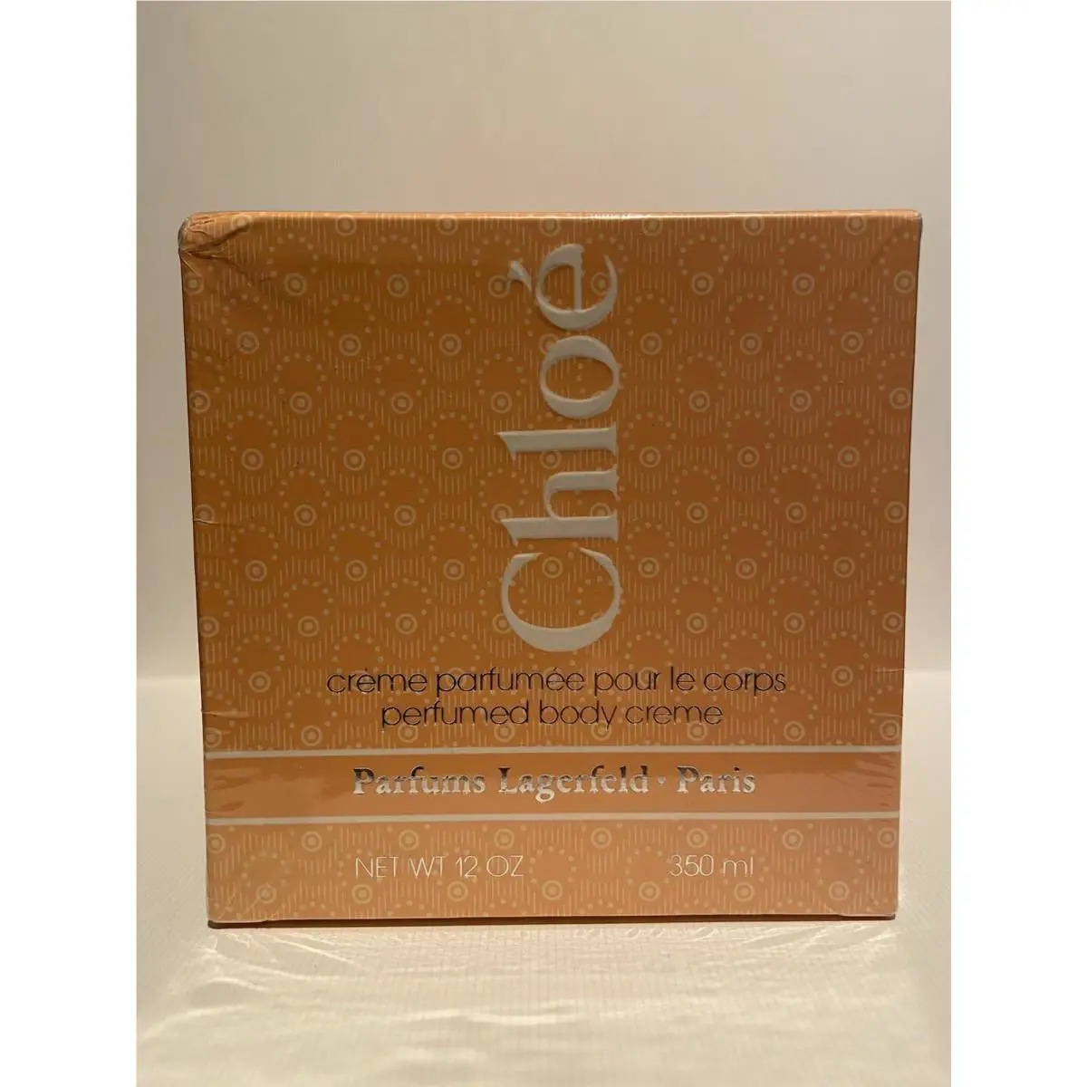 Vintage Chloe Perfumed Body Creme by Parfum Lagerfeld 12 OZ / 350 ml Rare
