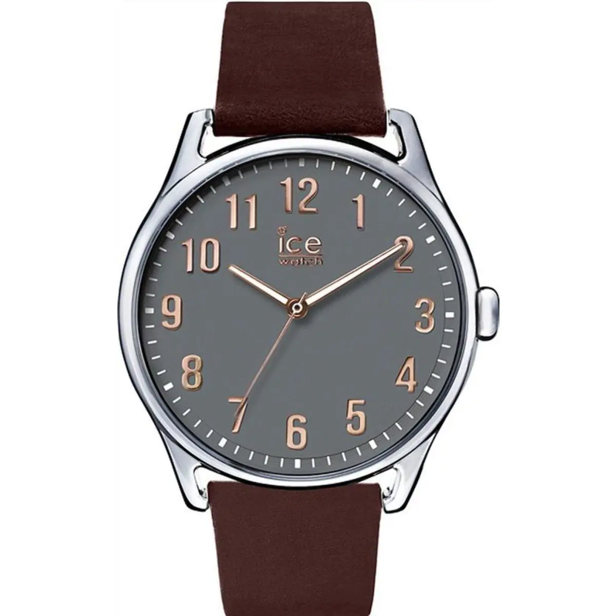 Ice-watch ICE-013046 Unisex Icetime Brown Leather Strap by Ice-Watch