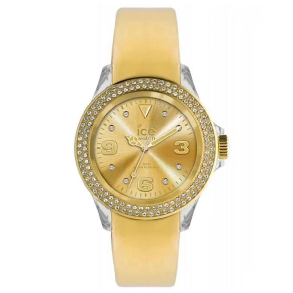 Ice Watch Women`s Stone Tycoon Gold Dial Watch - ST.GG.U.L.10 by Ice-Watch