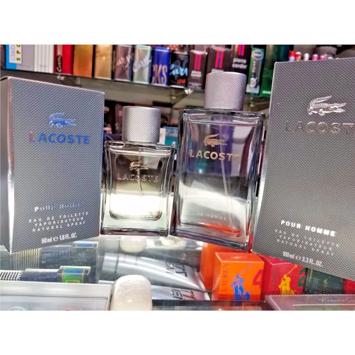Lacoste Pour Homme Edt 1.6 or 3.3oz Eau de Toilette Spray For Men