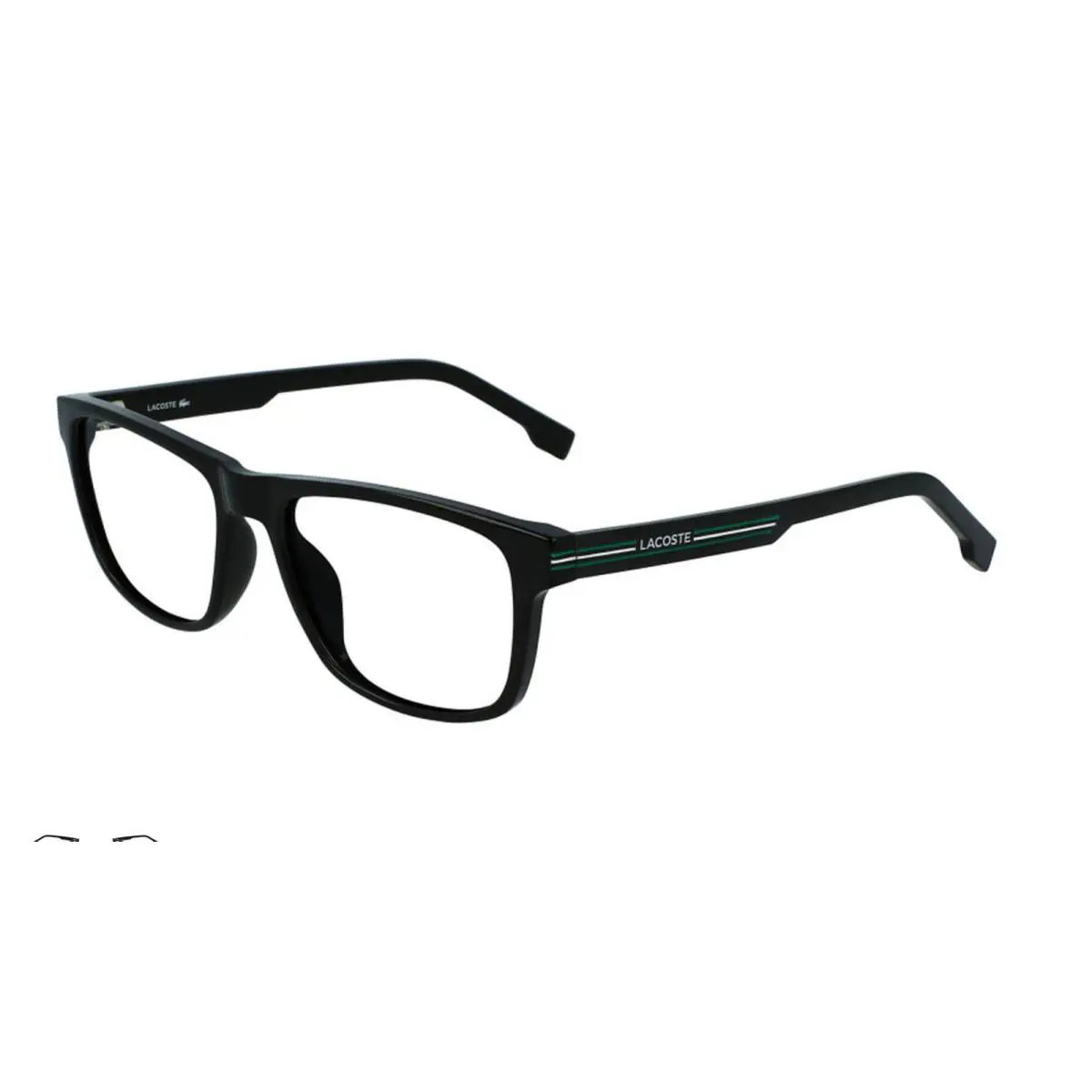 Lacoste Reading Glasses L2887 001 54-17 145 Black Frames Eyeglasses Readers - Frame: Black, Lens: Clear