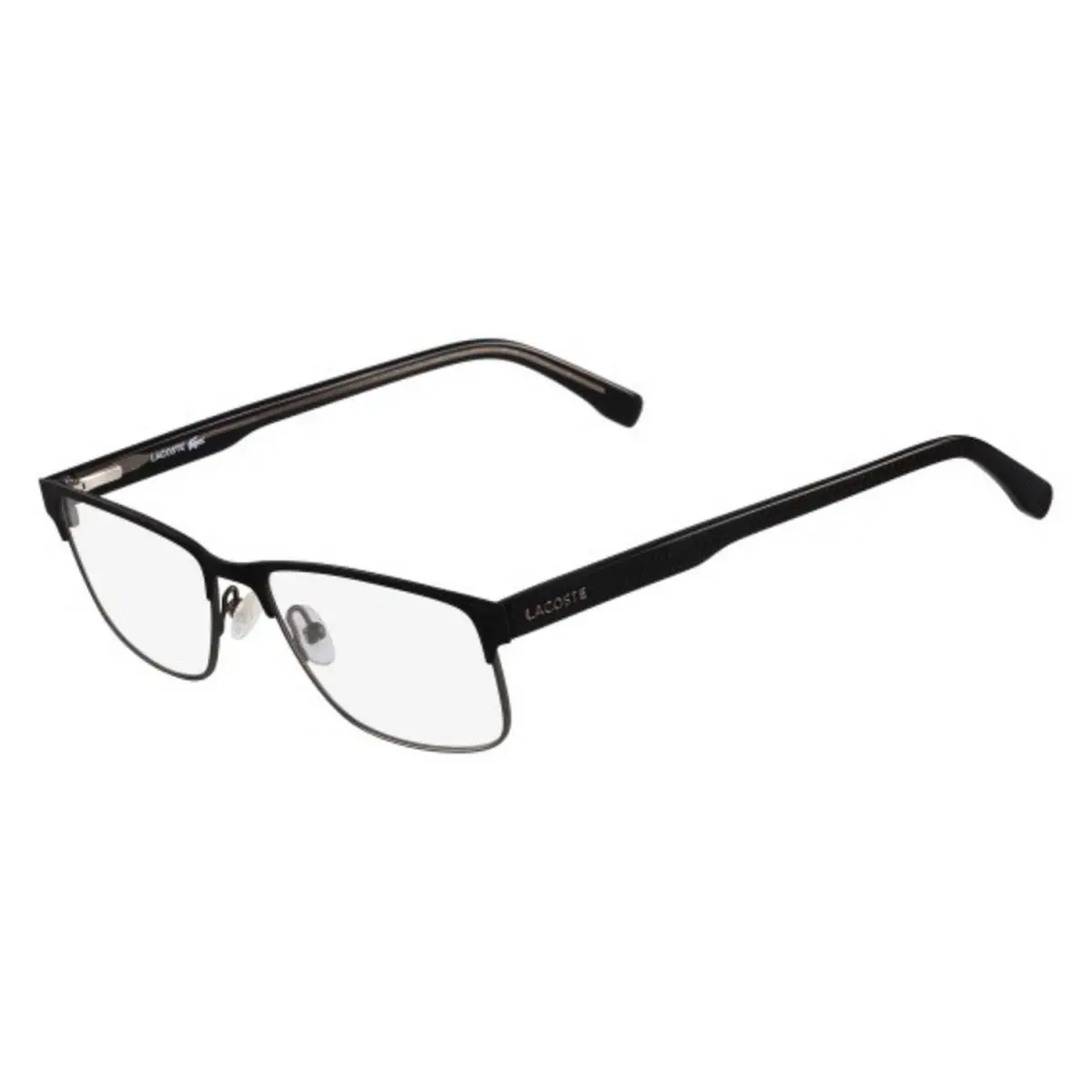 L 2217 Matte Black 001 Size 54 Eyeglasses by Lacoste