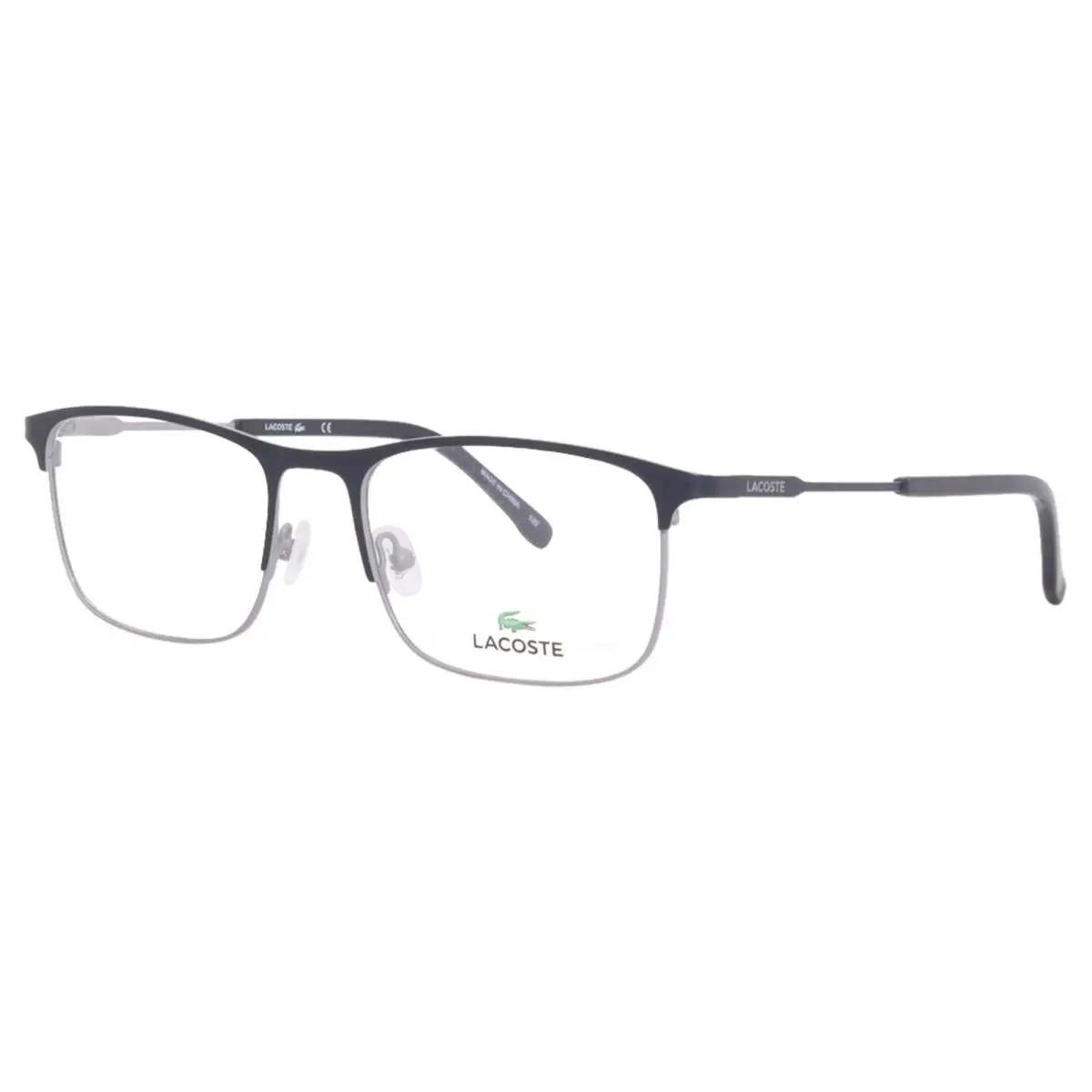 L2252 424 Eyeglasses Frame Men`s Matte Blue/grey Full Rim 54mm by Lacoste
