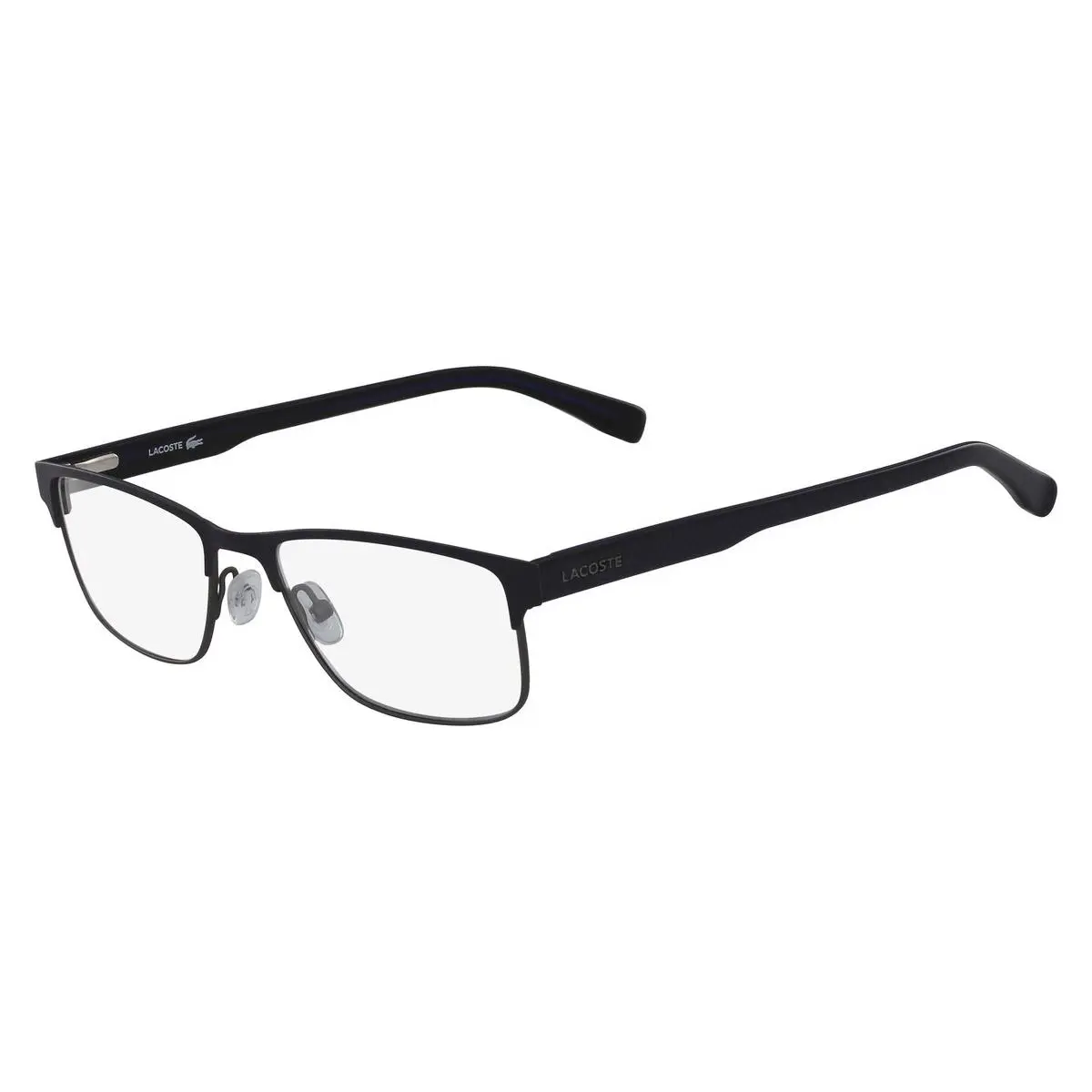 Lacoste L2217 Eyeglasses Men Matte Blue Rectangle 54mm