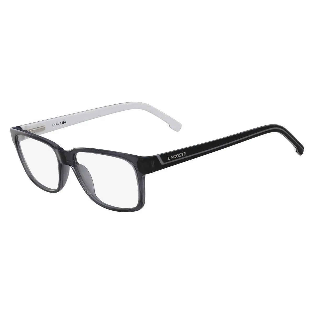 Lacoste L2692 Eyeglasses Unisex Transparent Gray Square 54mm