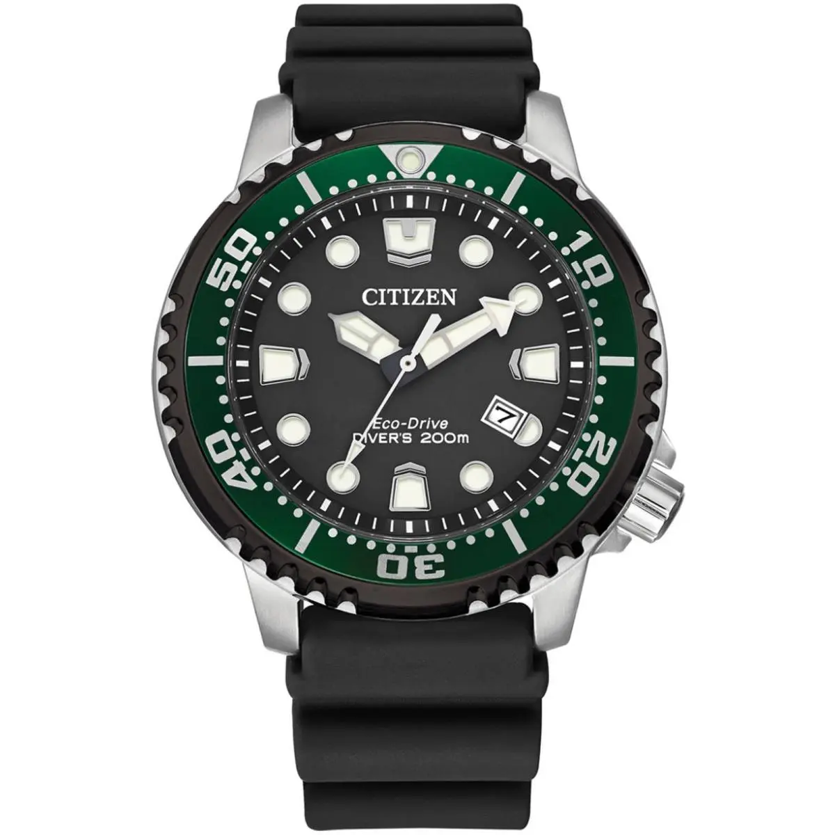 Men`s Watch Promaster Dive Black Dial Polyurethane Strap BN0155-08E by Citizen