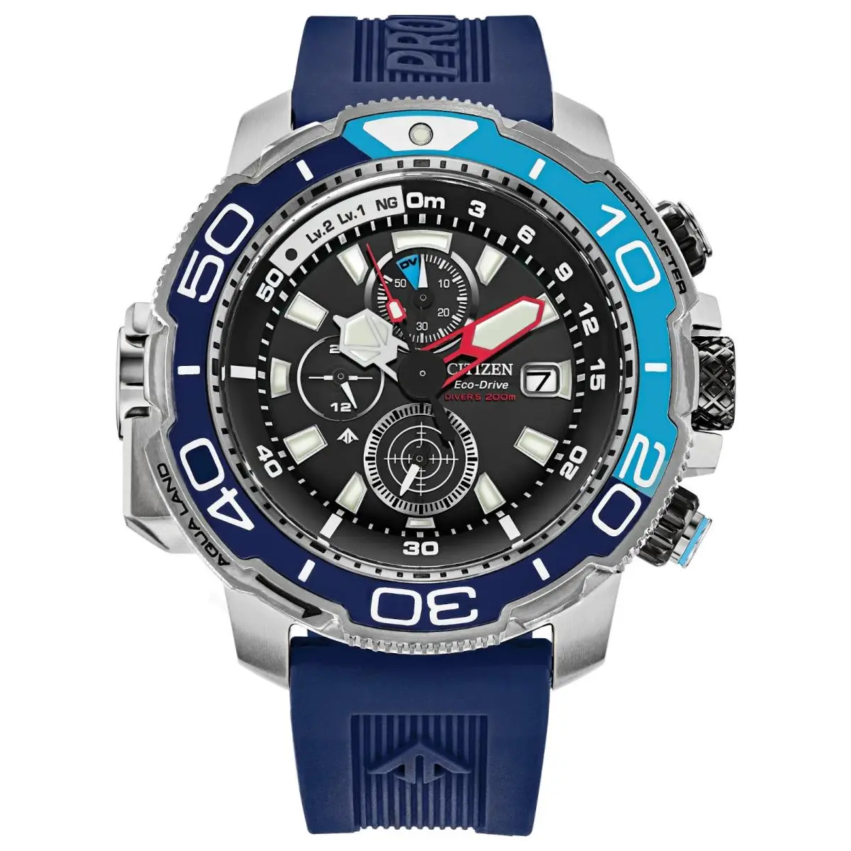 Eco-drive Promaster Aqualand Chronograph Men`s Watch BJ2169-08E by Citizen