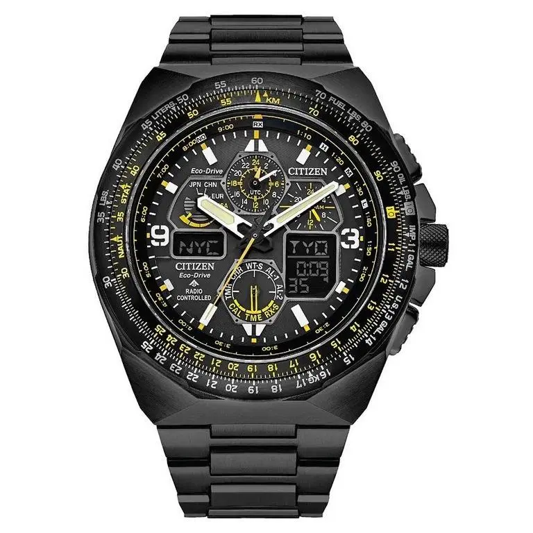 Citizen JY8127-59E Promaster Skyhawk Black Dial Sapphire World Time Watch