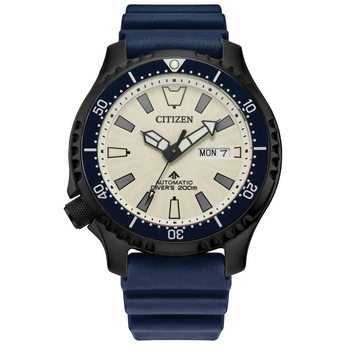 Citizen Men`s Promaster Lefty Automatic White Dial Watch - NY0137-09A - White