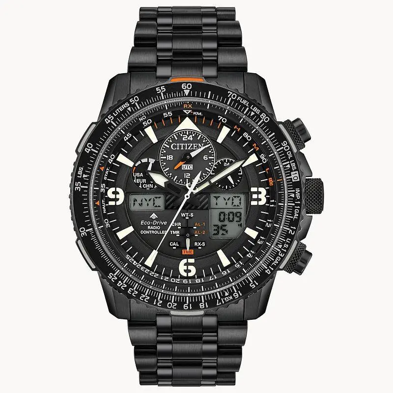 Eco Drive Man`s Promaster Skyhawk Chronograph A-t Watch JY8075-51E by Citizen