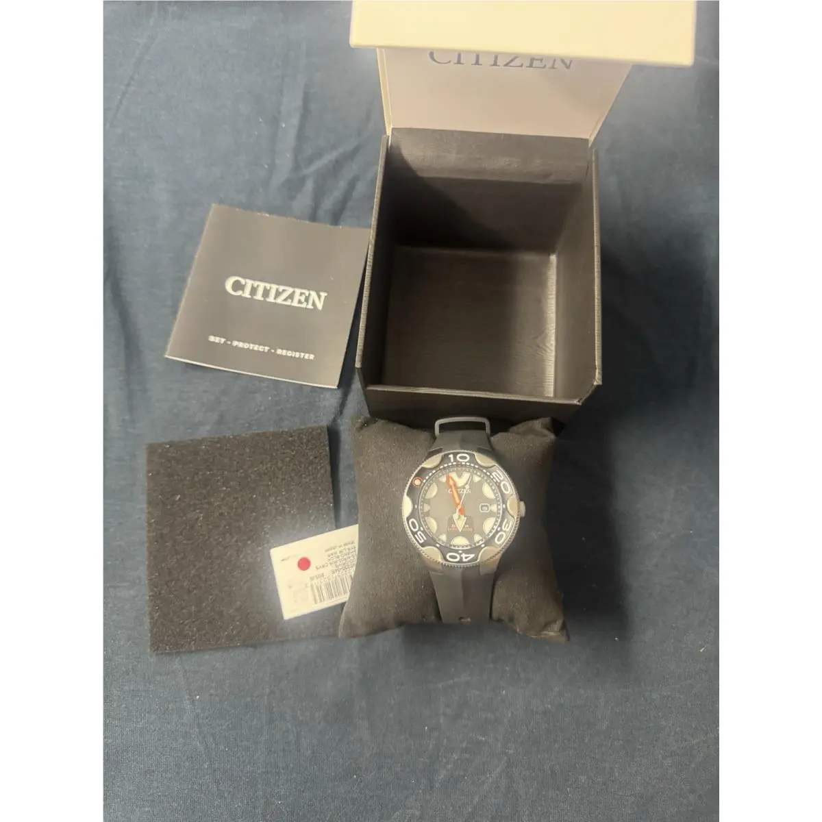 Citizen Eco Drive Pro Master BN0230-04E Box and Papers Made In Japan
