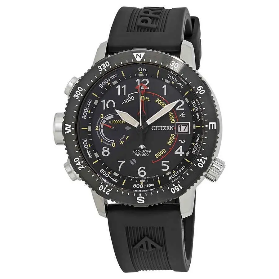 Citizen Promaster Altichron Lefty Black Dial Men`s Sports Watch BN5058-07E