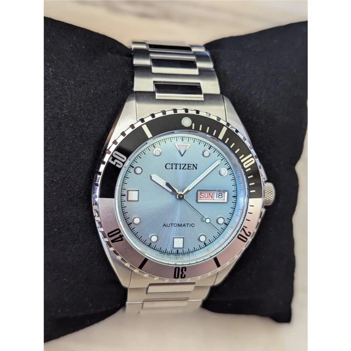 Citizen Automatic Sapphire Crystal Blue Dial NH7530-52L Sports Watch