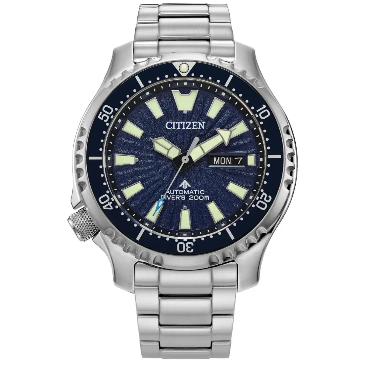 Citizen Men`s Promaster Lefty Automatic Blue Dial Watch - NY0136-52L