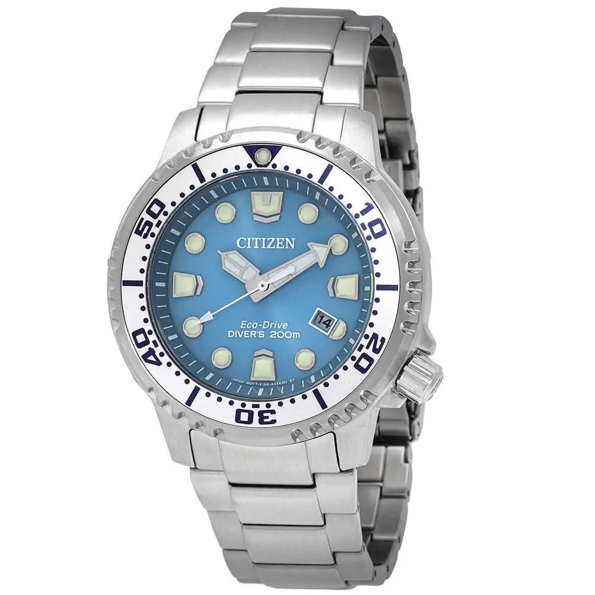 Promaster Dive Eco-drive Light Blue Dial Men`s Watch BN0165-55L by Citizen