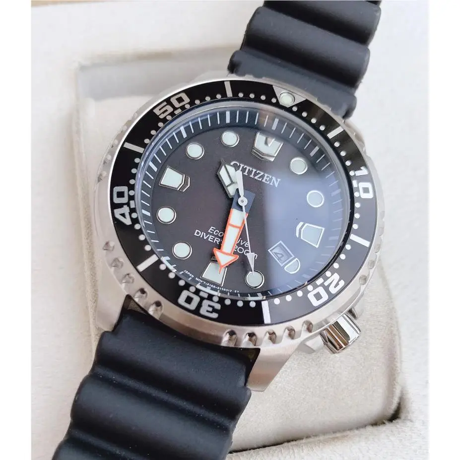 Citizen Promaster Diver BN0150-28E Eco-drive Men`s Watch Black Dial