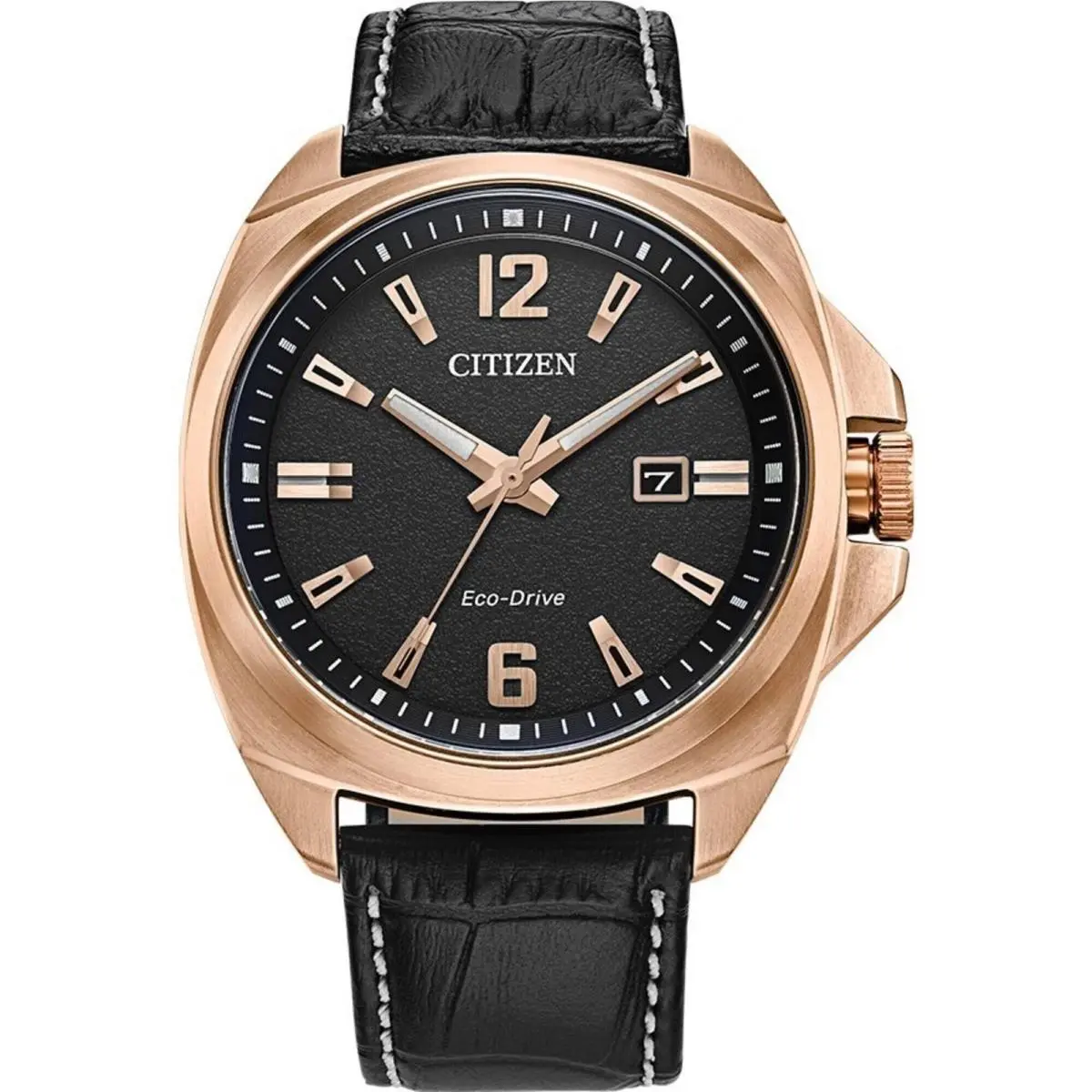 Citizen Eco-drive Black Dial Men`s Watch AW1723-02E