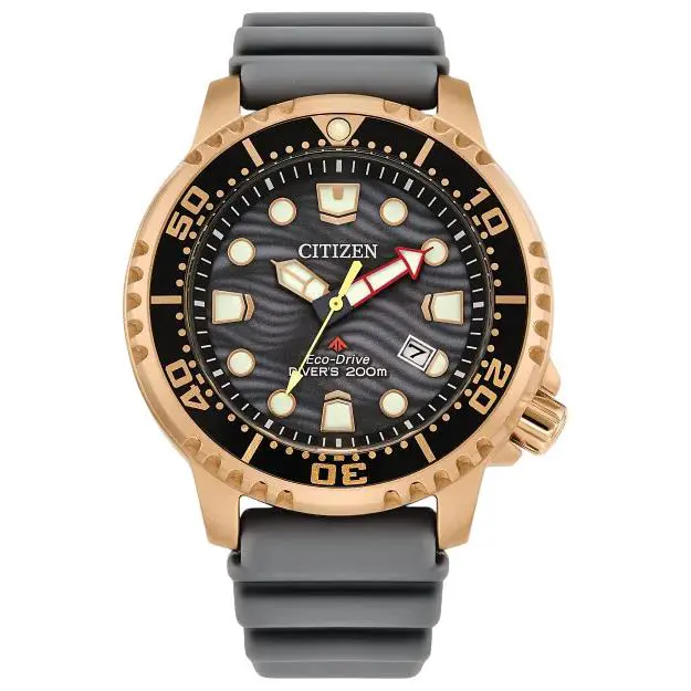 Citizen Promaster Diver BN0163-00H - Dial: Black, Gray, Band: Gray