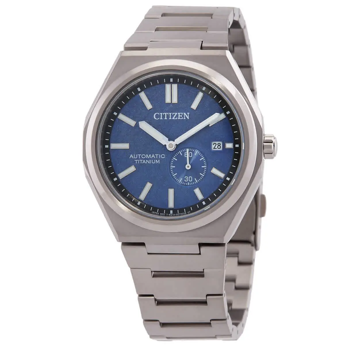 Citizen Zenshin Automatic Blue Dial Men`s Watch NJ0180-80L