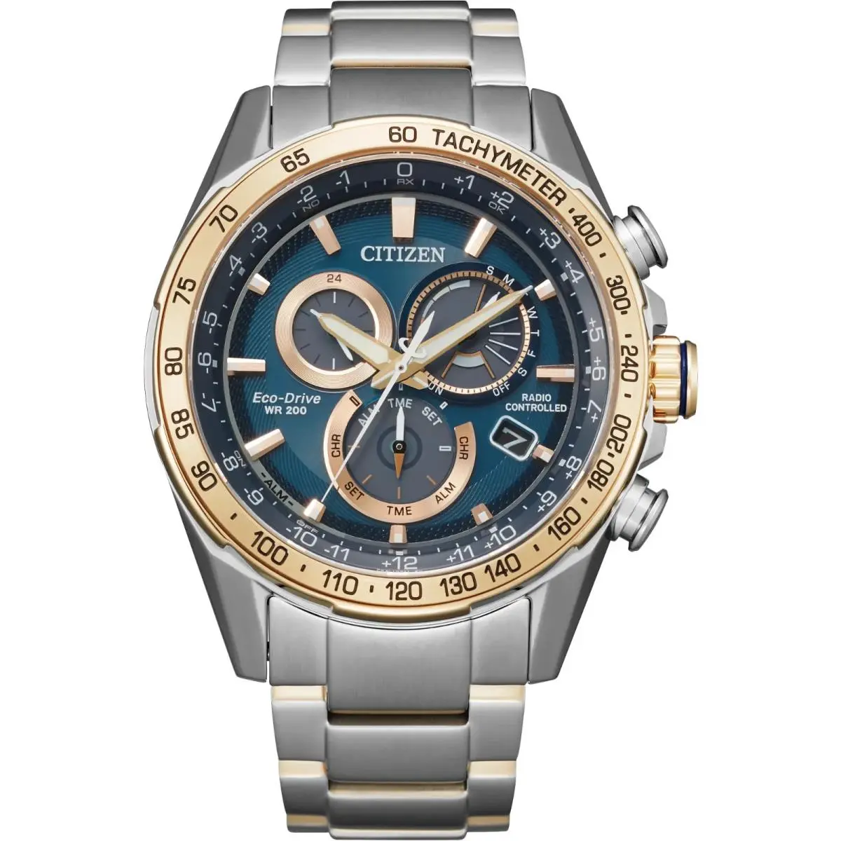 Citizen Pcat Chronograph Atomic Radio-controlled Men`s Watch CB5916-59L