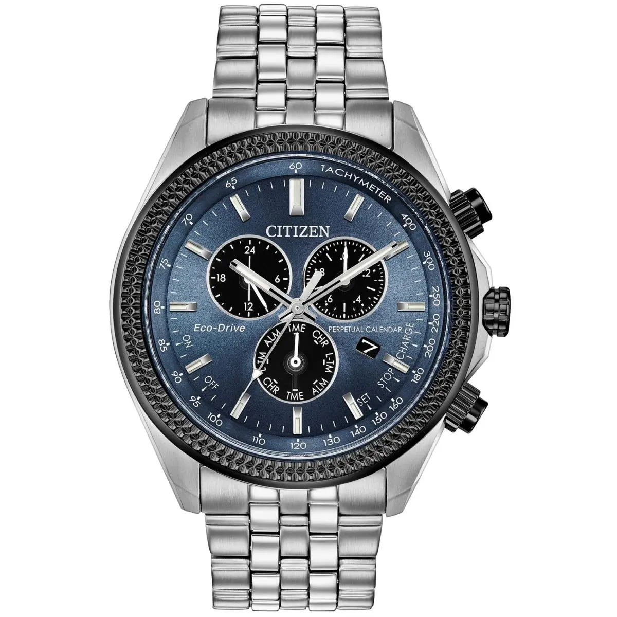 Men`s Perpetual Classic Eco-drive Blue Dial Watch - BL5568-54L by Citizen