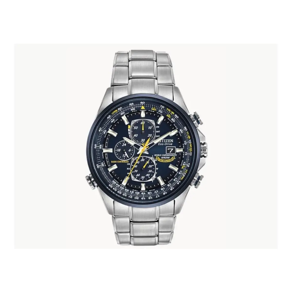 Blue Angels World Chrono Stainless Steel Men’s Watch AT8020-54L by Citizen