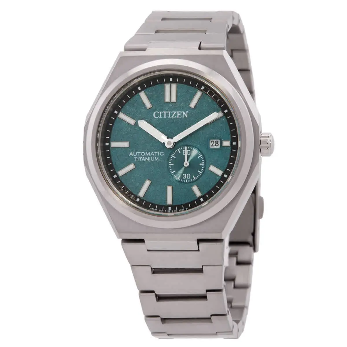 Citizen Zenshin Automatic Green Dial Men`s Watch NJ0180-80X