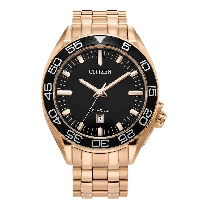 Men`s Carson 42mm Eco-drive Solar Quartz Watch AW1773-55E by Citizen
