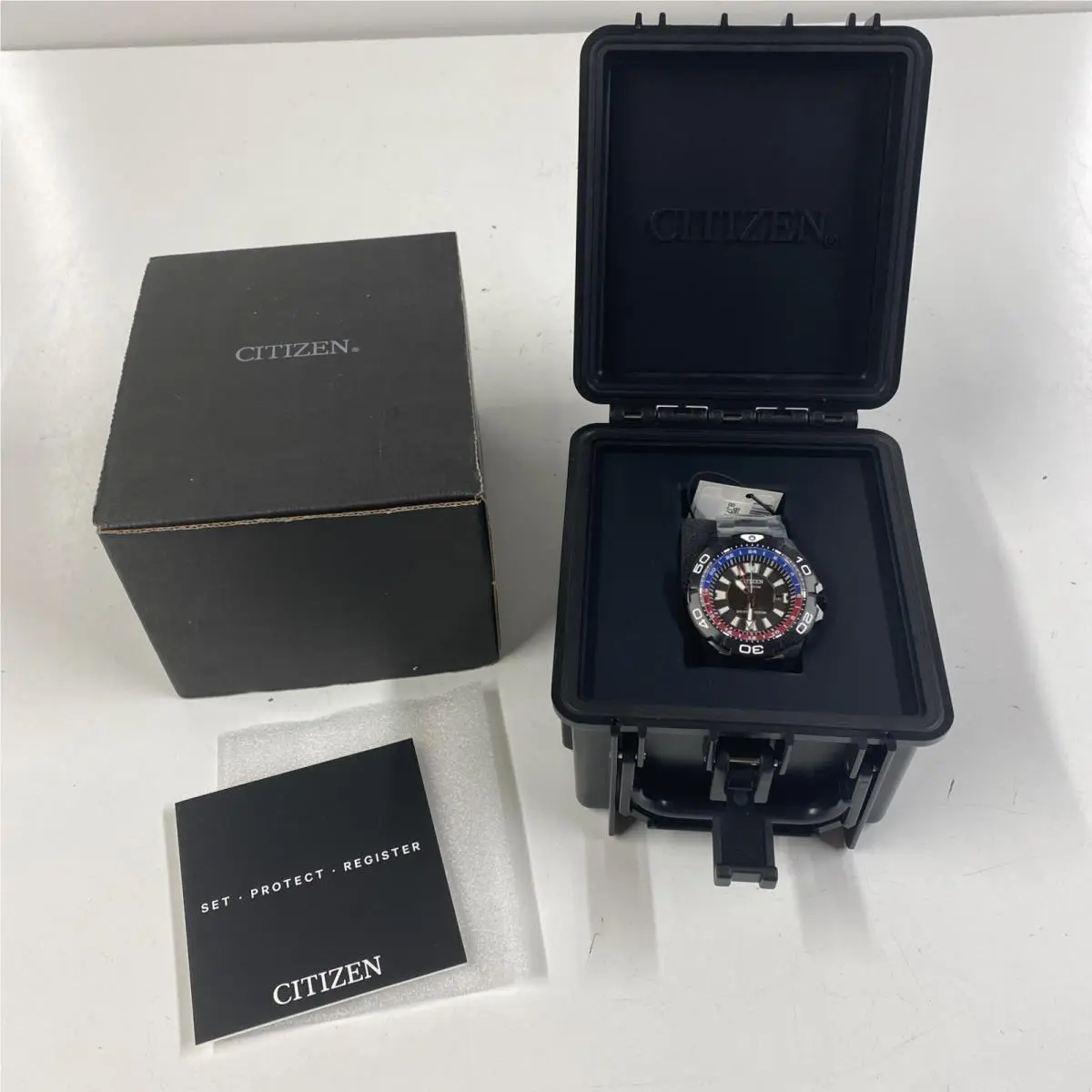 Citizen Promaster Diver Eco Drive Men’s Watch BJ7128-59E Stainless Steel Gmt