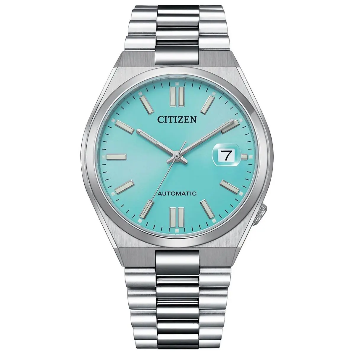 Citizen NJ0151-88M Automatic Mechanical Blue Dial Stainless Steel Men Watch - Dial: Blue, Band: Silver, Bezel: Silver