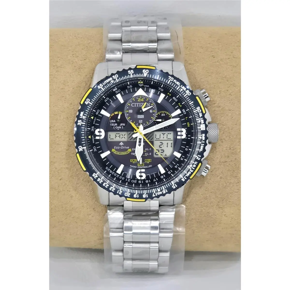 Citizen Promaster Skyhawk A-t Eco-drive 45mm Case Stainless Steel Men`s Watch