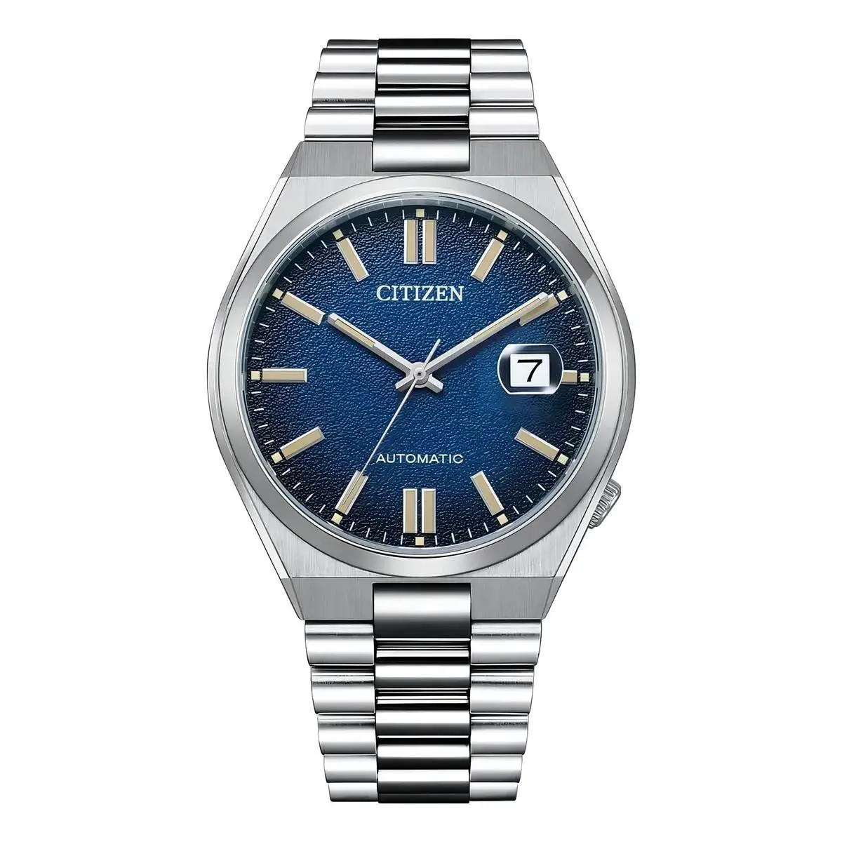 Citizen Men`s Tsuyosa Automatic Blue Dial Watch - NJ0151-88L - Dial: Blue, Band: Silver, Bezel: Silver