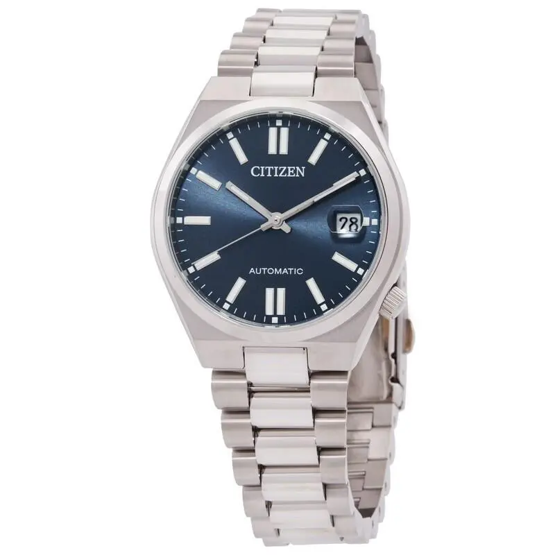 Tsuyosa Men`s Automatic Blue Dial Sapphire Watch - NJ0200-50M by Citizen