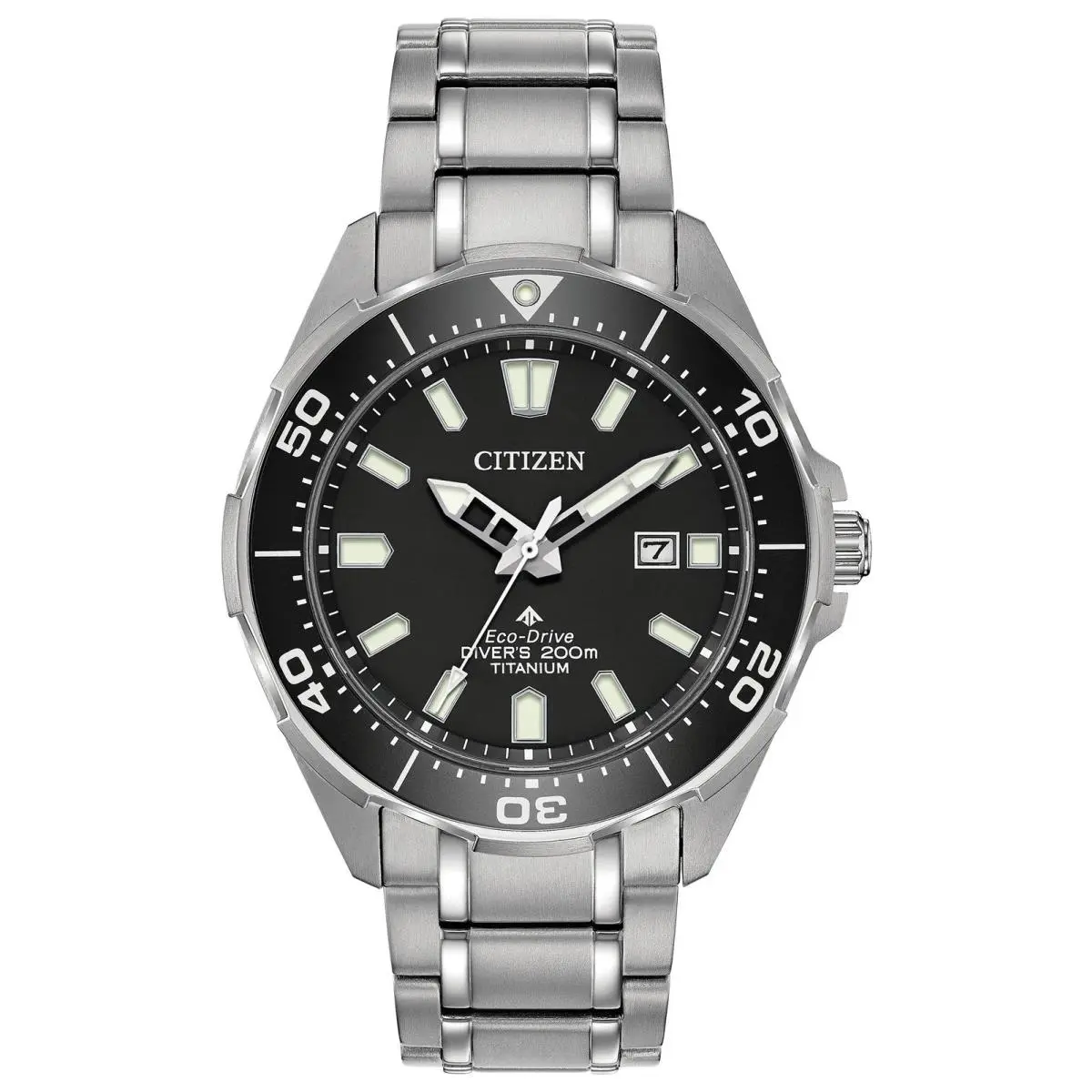 Promaster Super Titanium Black Dial Diver Watch BN0200-56E by Citizen
