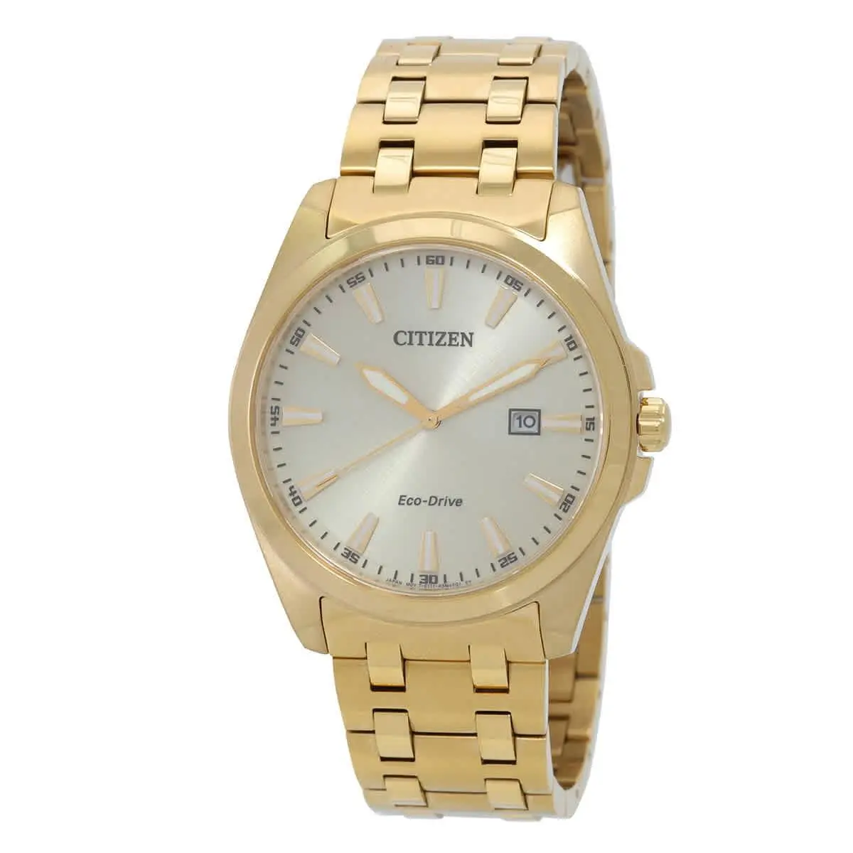 Citizen Peyten Eco-drive Champagne Dial Men`s Watch BM7532-54P