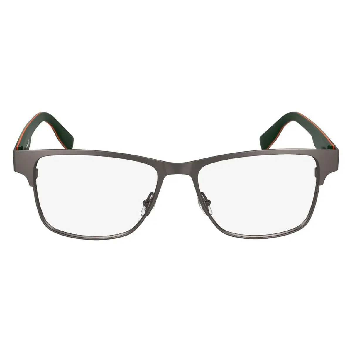Lacoste L2307MAG-SET Eyeglasses Male Matte Gunmetal 55mm - Frame: Matte Gunmetal, Lens: Demo