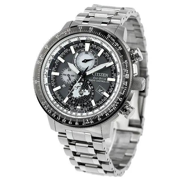 BY3006-53H Promaster Geo Trekker Men`s Watch Gray Dial World Time by Citizen