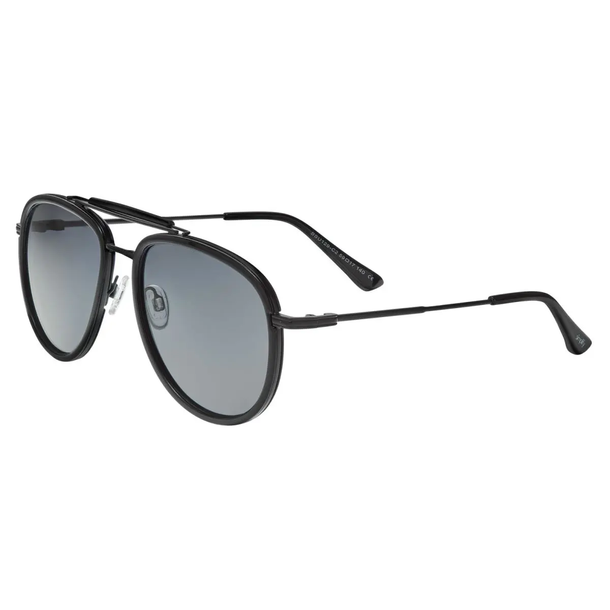 Maestro Polarized Sunglasses - Black/black by Simplify