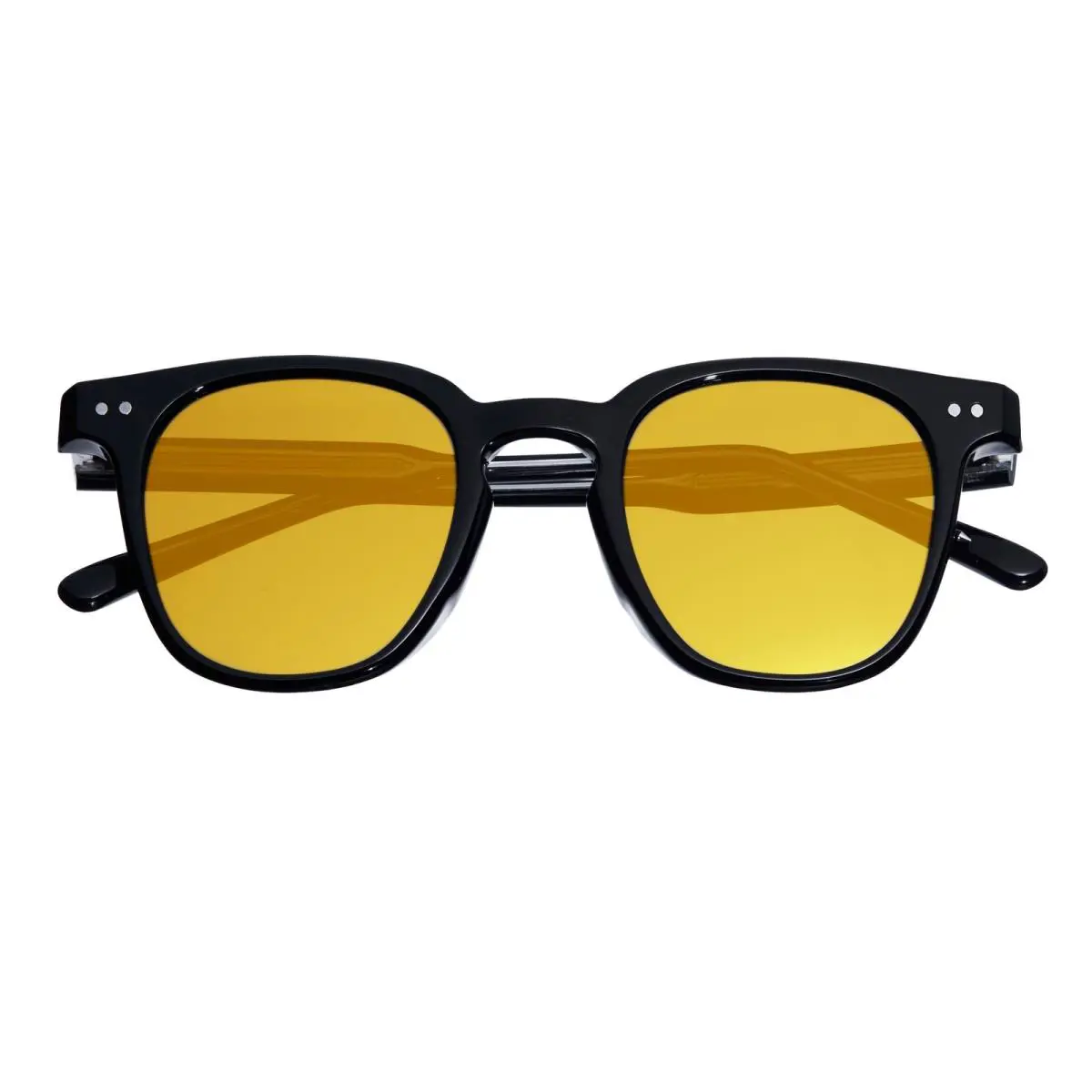 Alexander Polarized Sunglasses - Black/yellow by Simplify